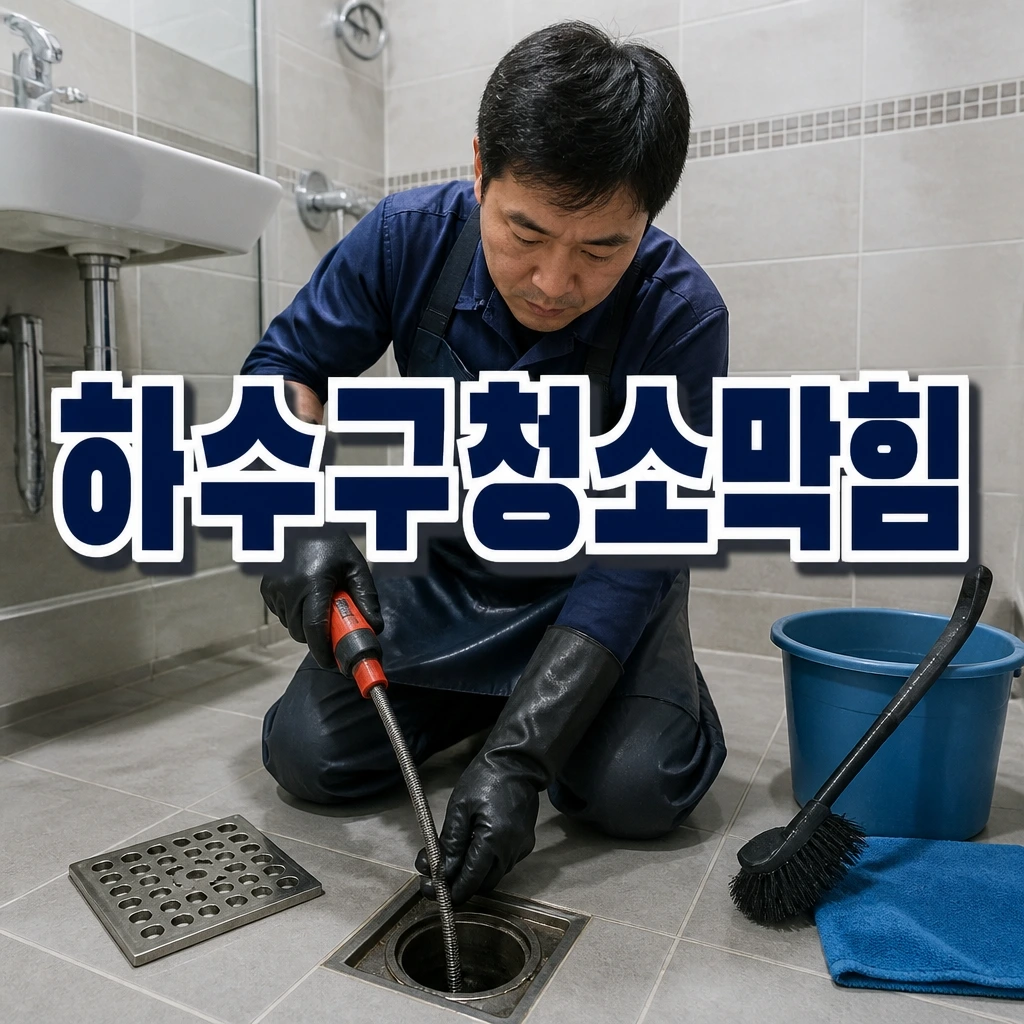 부산광역시 청소상담신청 - 하수구청소막힘 관련 상담 안내 이미지
